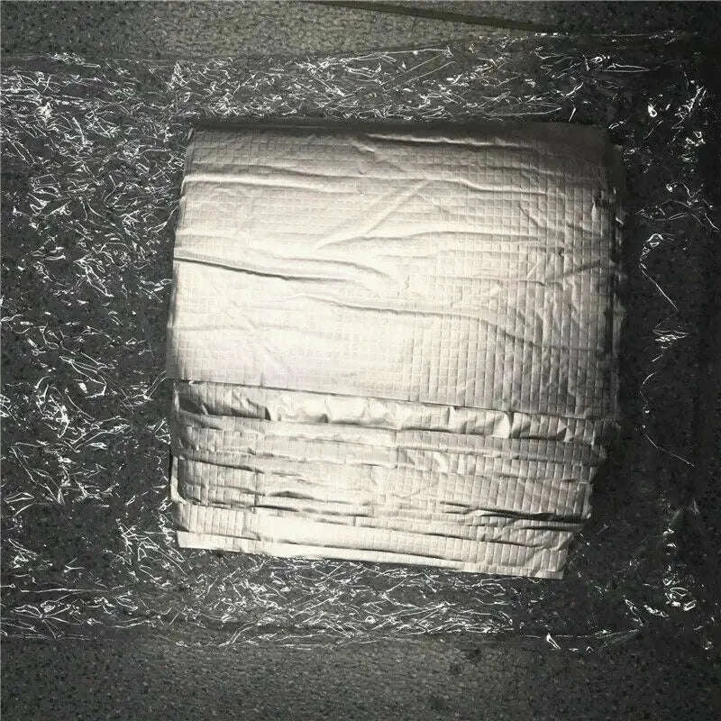 5mm Aluminum Foil Car Sound Insulation Mat Set-as shown