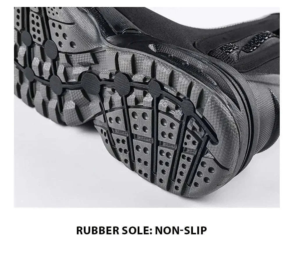 5mm Neoprene Dive Boots with Side Zipper for Water Protection-8(39-40) / BB51