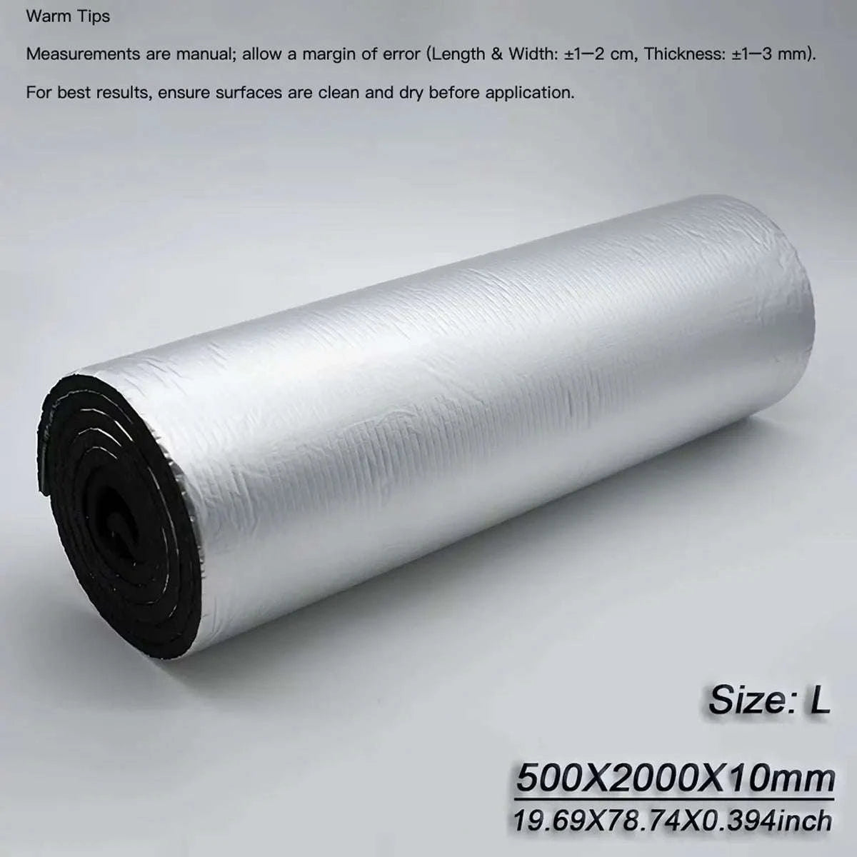 5mm Self-Adhesive Car Soundproofing Mat Heat Insulation Roll-2000x500x5mm