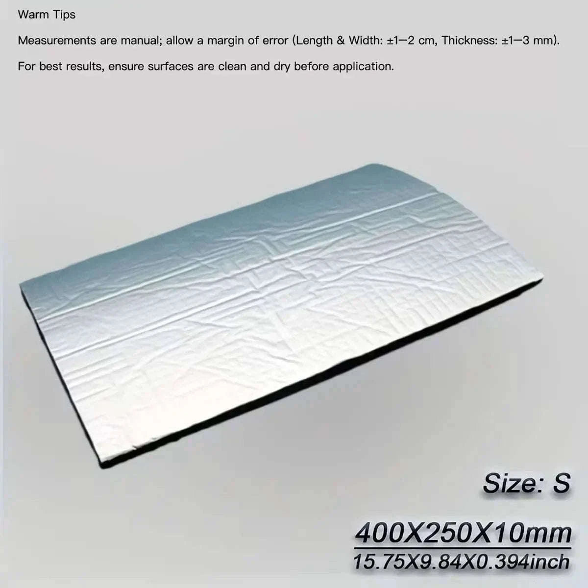 5mm Self-Adhesive Car Soundproofing Mat Heat Insulation Roll-2000x500x5mm