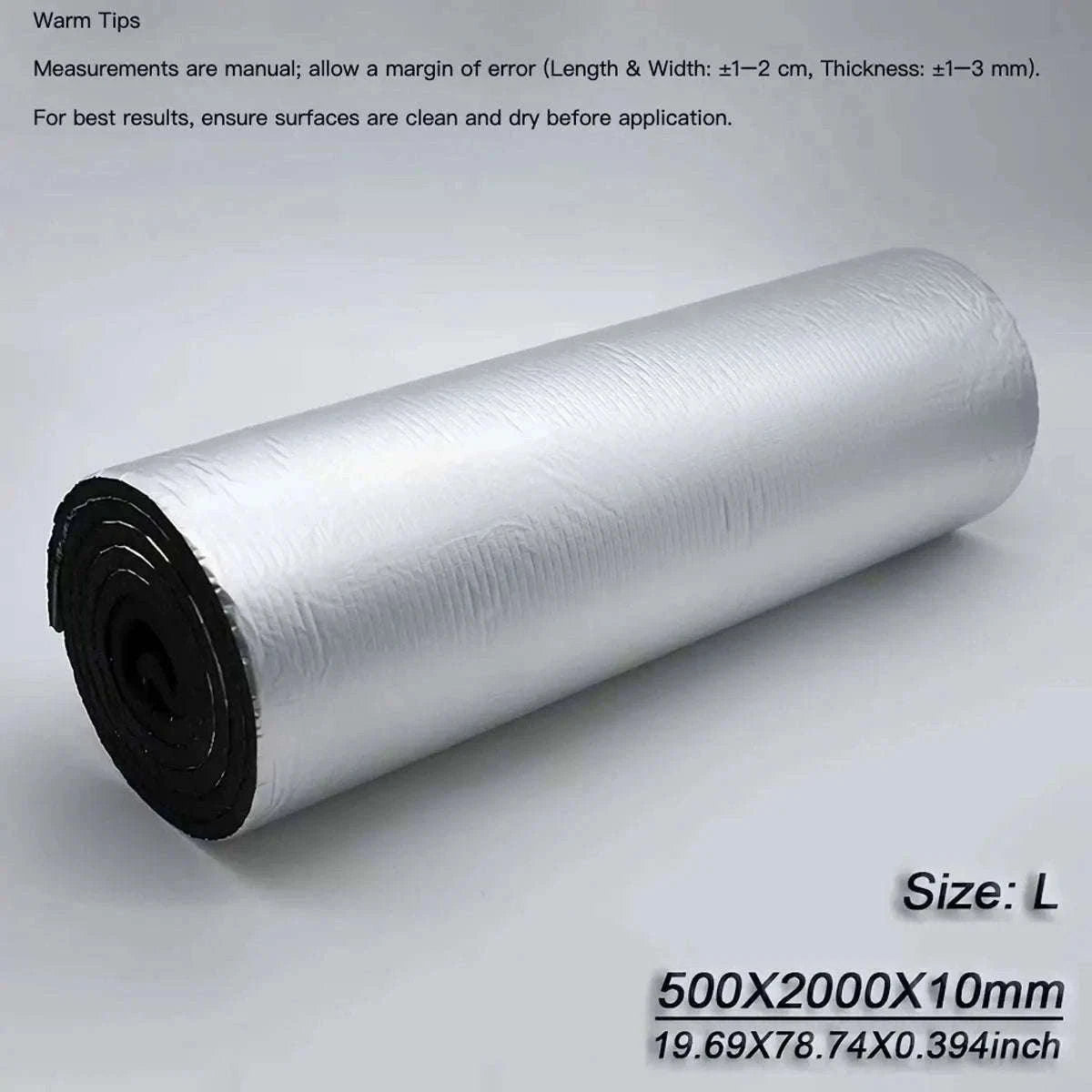 5mm Self-Adhesive Car Soundproofing Mat Heat Insulation Roll-2000x500x5mm