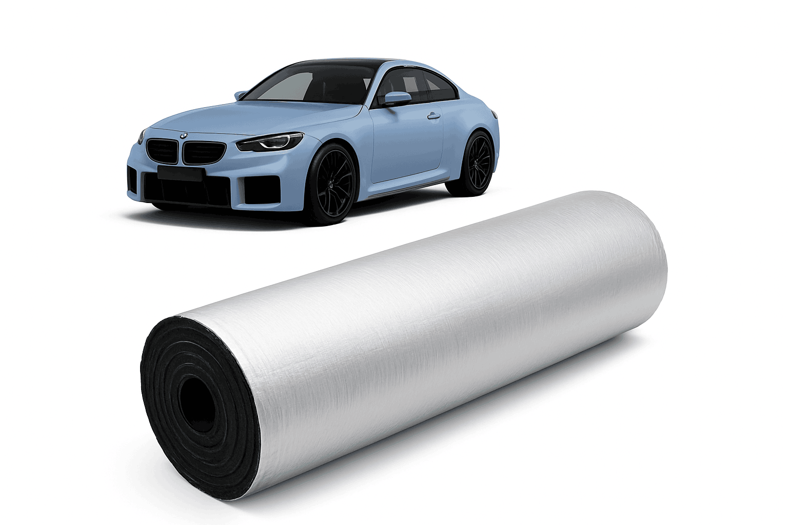 5mm Self-Adhesive Car Soundproofing Mat Heat Insulation Roll-2000x500x5mm