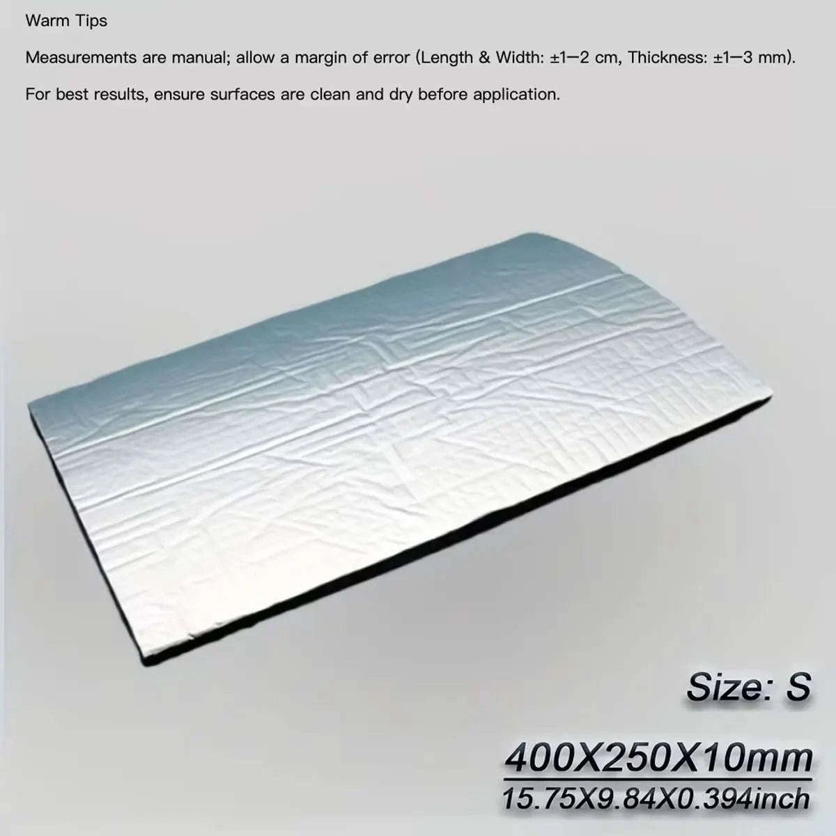 5mm Self-Adhesive Car Soundproofing Mat Heat Insulation Roll-2000x500x5mm
