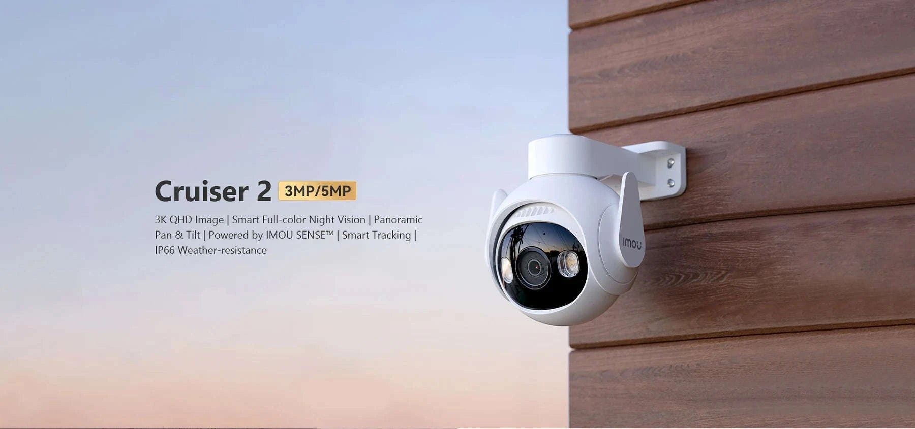 5MP Outdoor Security Camera System (2 Pack) with AI Tracking & Night Vision-2PCS Cruiser 2C 5mp / US Plug / 3.6mm|China Mainland