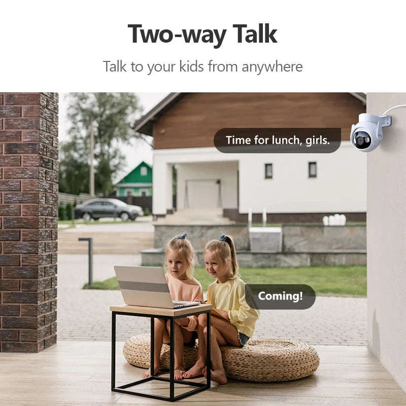 5MP Outdoor Security Camera System (2 Pack) with AI Tracking & Night Vision-2PCS Cruiser 2C 5mp / US Plug / 3.6mm|China Mainland