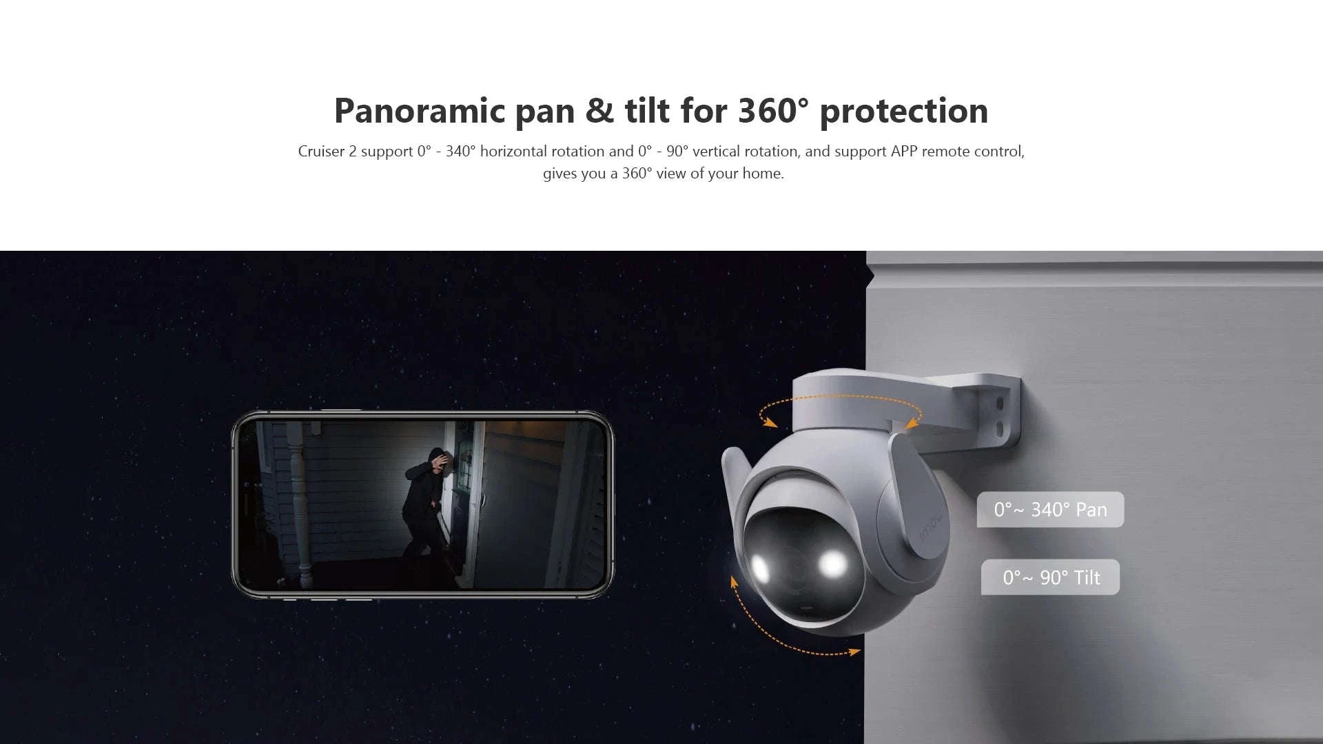 5MP Outdoor Security Camera System (2 Pack) with AI Tracking & Night Vision-2PCS Cruiser 2C 5mp / US Plug / 3.6mm|China Mainland