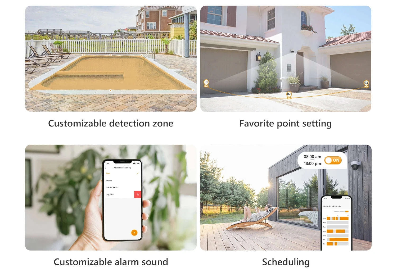 5MP Outdoor Security Camera System (2 Pack) with AI Tracking & Night Vision-2PCS Cruiser 2C 5mp / US Plug / 3.6mm|China Mainland