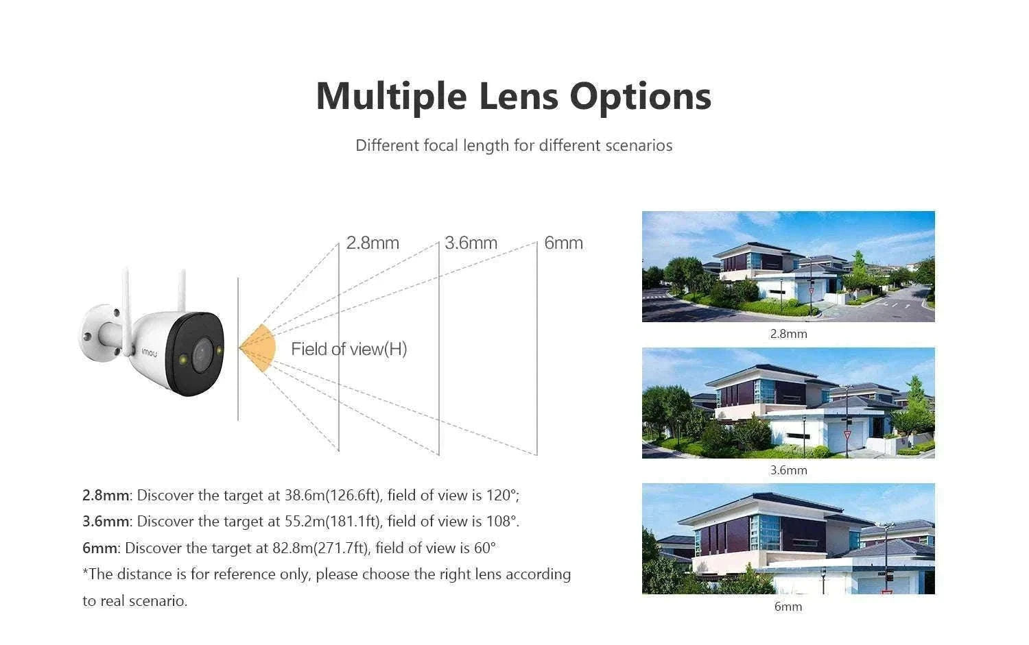 5MP Outdoor WiFi Security Camera with Spotlight & Human Detection-Bullet 2E 5MP / EU Plug / 3.6mm