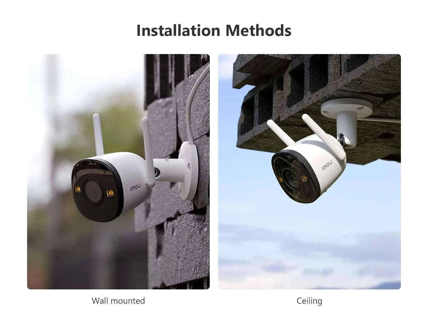 5MP Outdoor WiFi Security Camera with Spotlight & Human Detection-Bullet 2E 5MP / EU Plug / 3.6mm