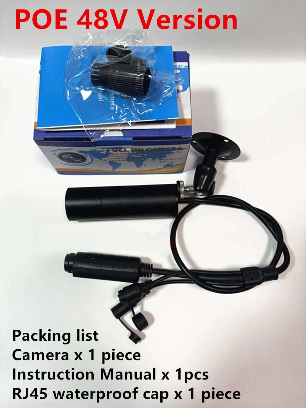5MP POE Mini Bullet Security Camera with Smart Detection-WIFI Version / 4mm lens 90 Angle