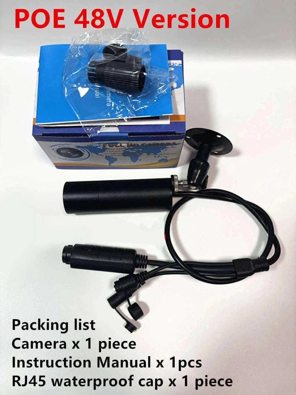 5MP POE Mini Bullet Security Camera with Smart Detection-WIFI Version / 4mm lens 90 Angle