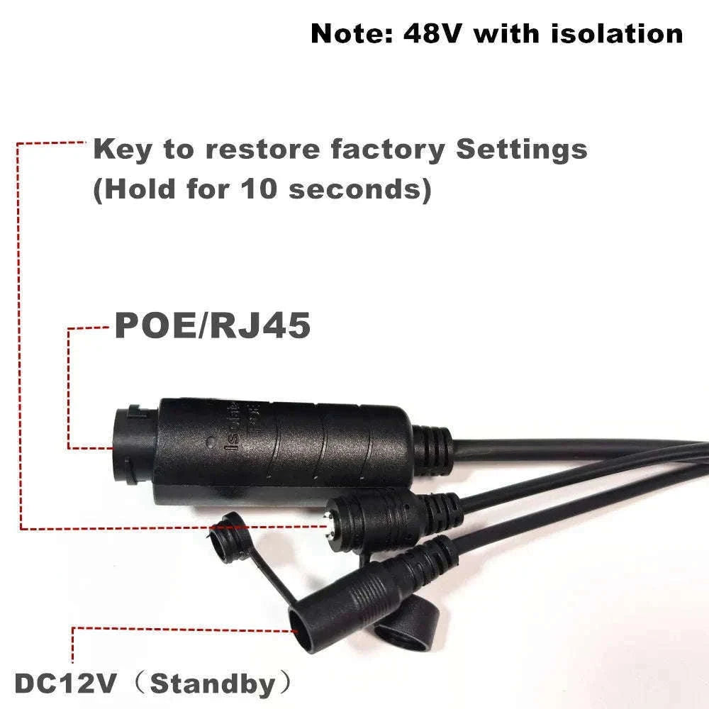 5MP POE Mini Bullet Security Camera with Smart Detection-WIFI Version / 4mm lens 90 Angle