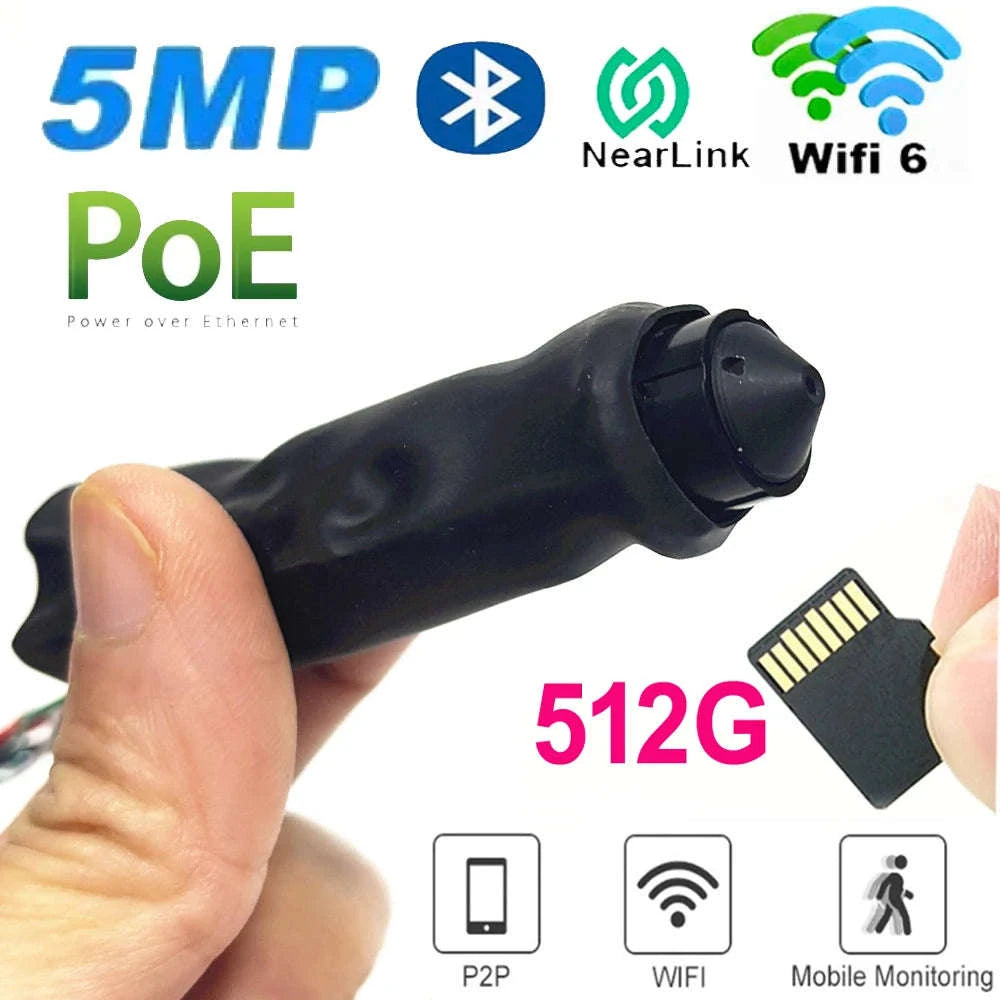 5MP POE Mini IP Camera with Audio-poe wifi 3.7mm
