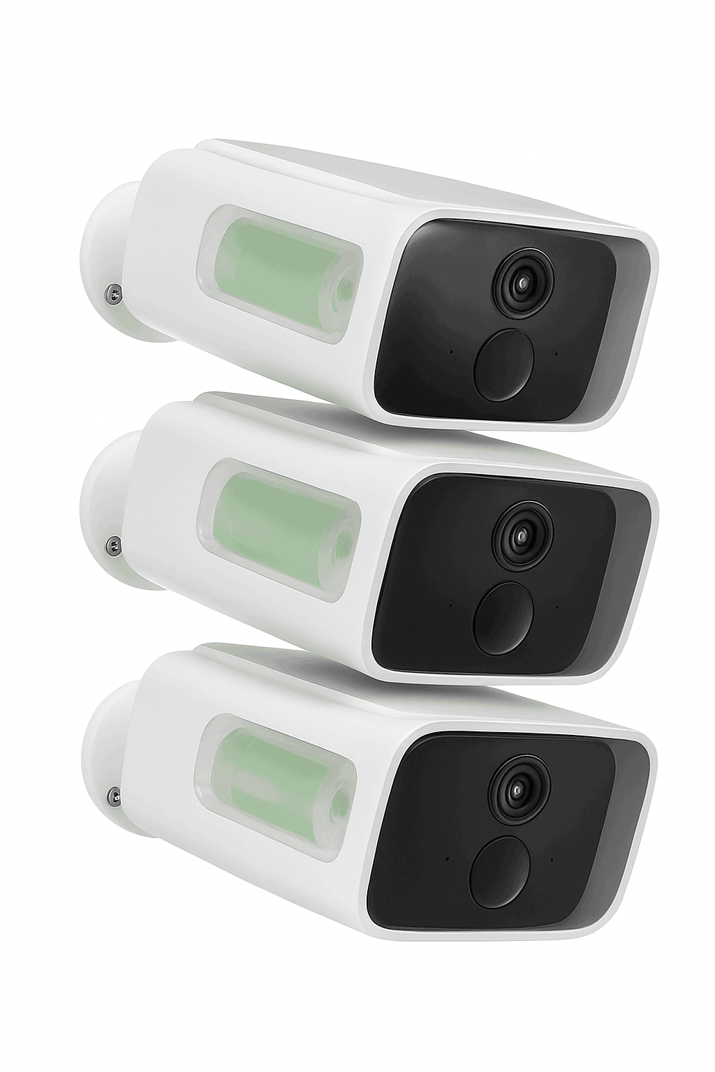 5MP Solar Security Camera Outdoor Wireless with Two-Way Audio-2 pcs cams no card