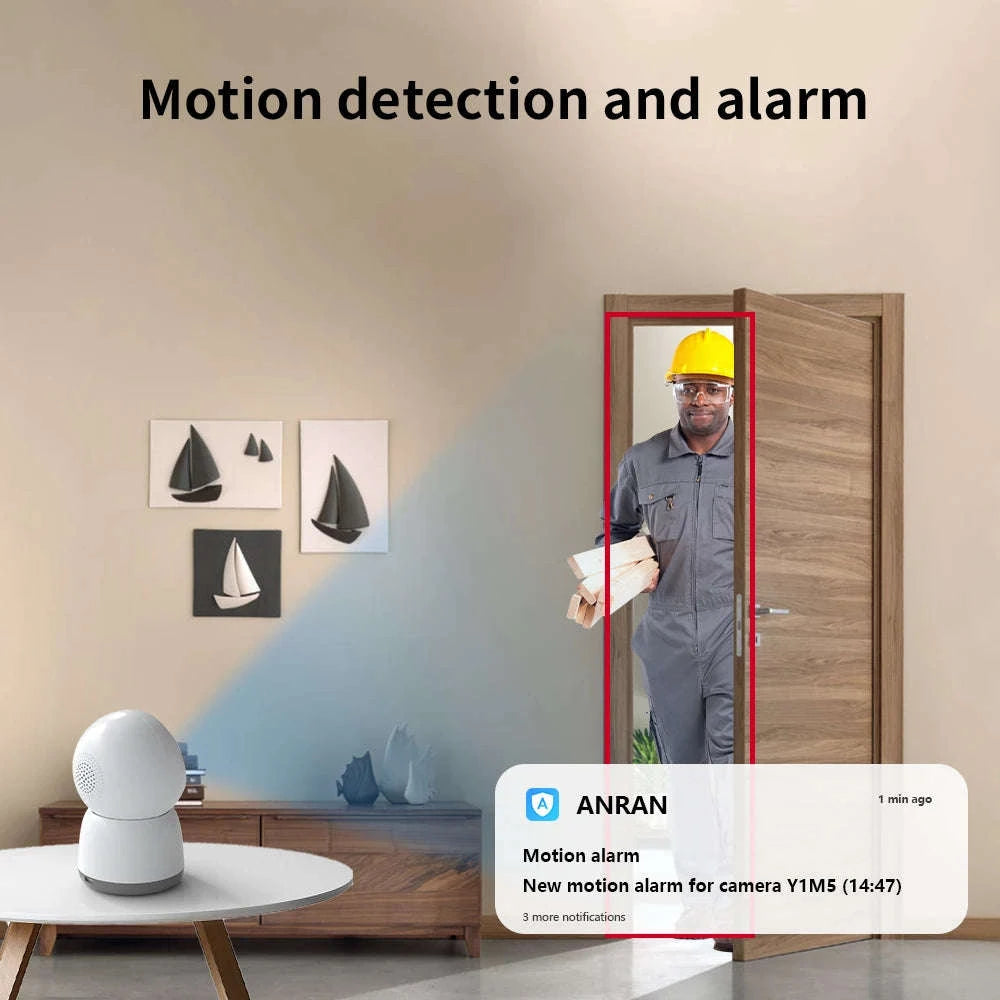 5MP WiFi Dual-Band Security Camera with PIR Human Detection, Auto Tracking, 24/7 Recording, Color Night Vision-2PCS camera / EU Plug / Germany