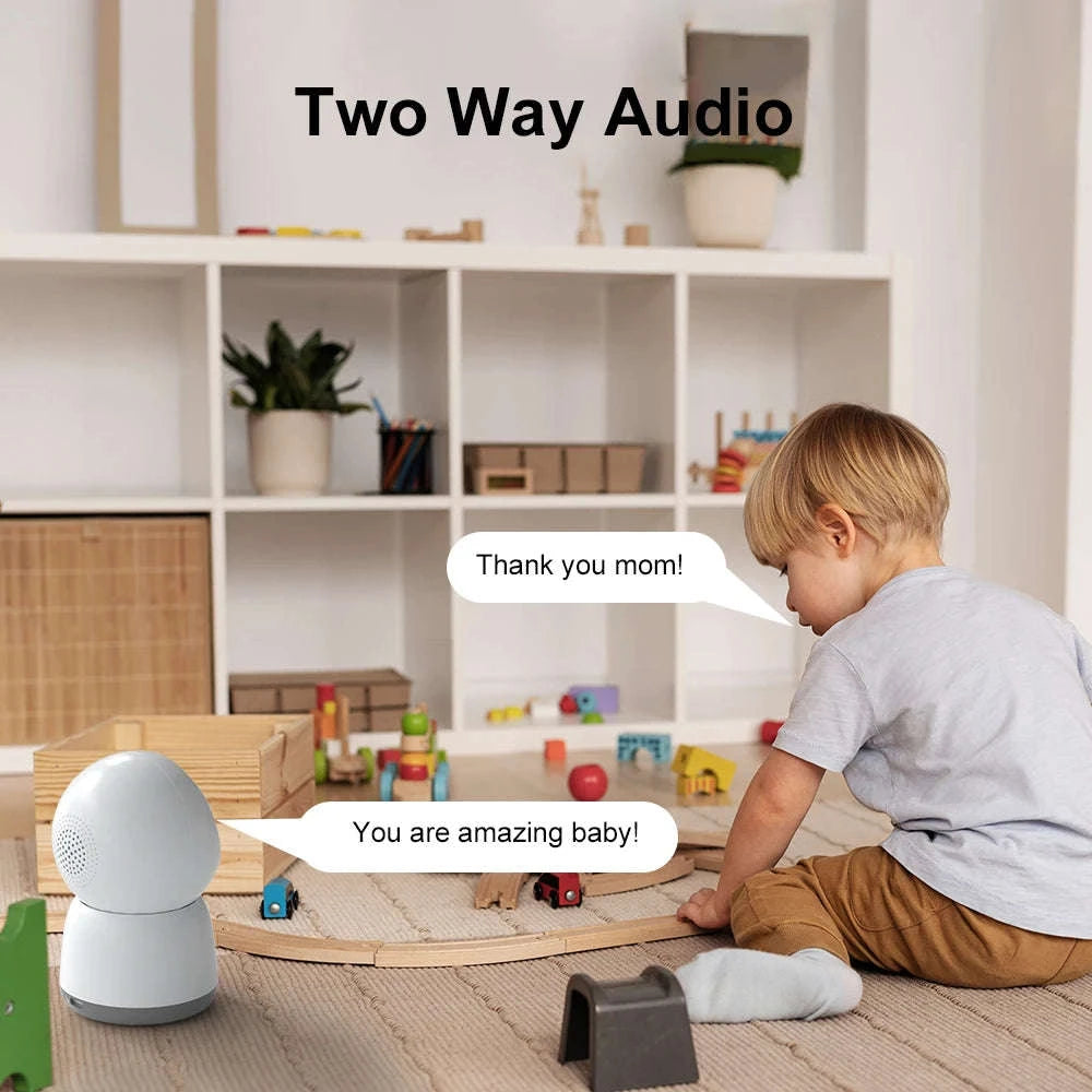 5MP WiFi Dual-Band Security Camera with PIR Human Detection, Auto Tracking, 24/7 Recording, Color Night Vision-2PCS camera / EU Plug / Germany