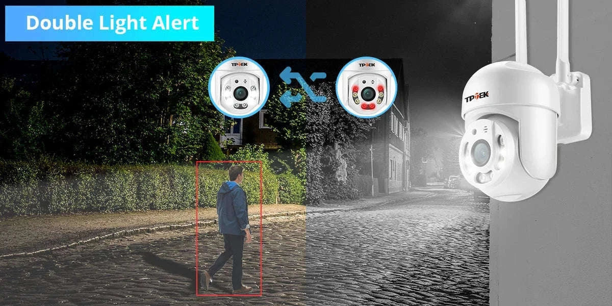 5MP WiFi PTZ Security Camera with AI Detection & Color Night Vision-5MP 32G TF Card / US Plug