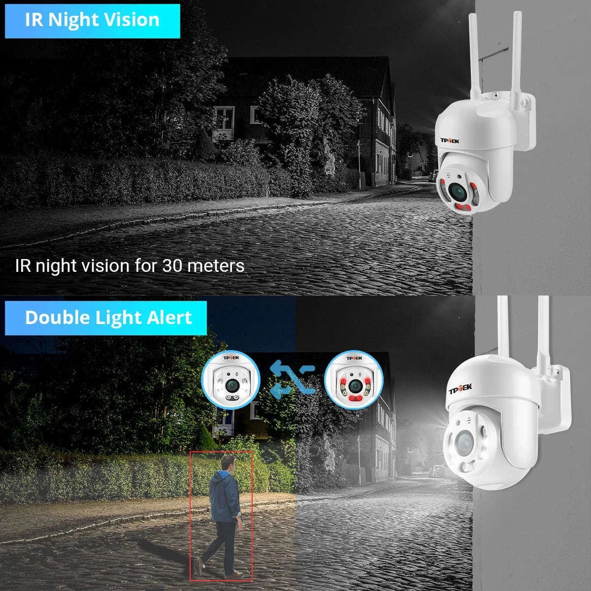 5MP WiFi PTZ Security Camera with AI Detection & Color Night Vision-5MP 32G TF Card / US Plug