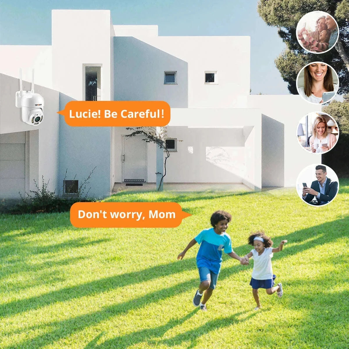 5MP WiFi PTZ Security Camera with AI Detection & Color Night Vision-5MP 32G TF Card / US Plug