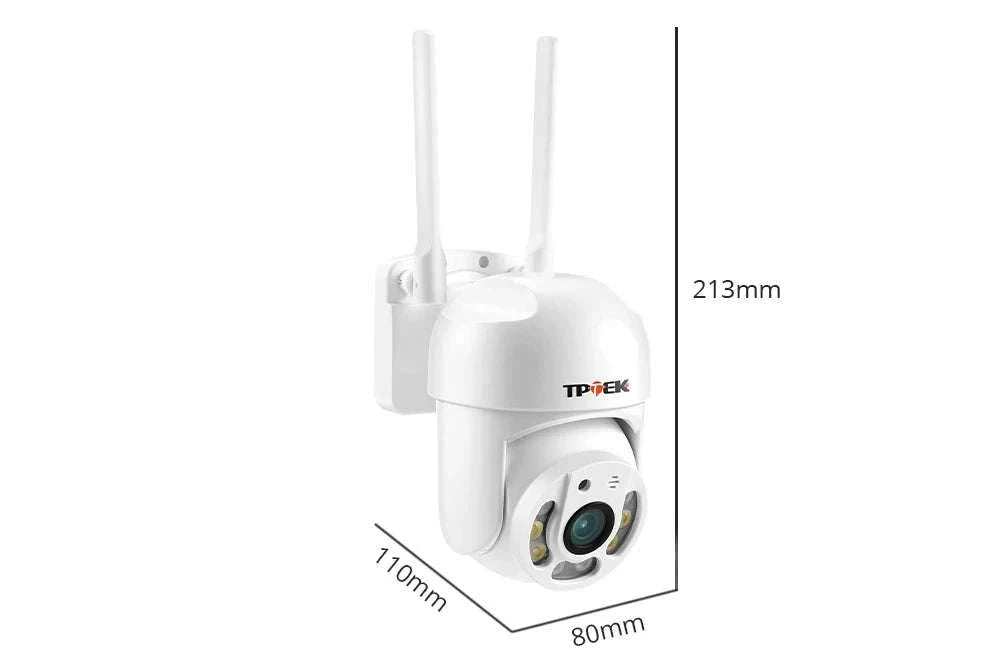 5MP WiFi PTZ Security Camera with AI Detection & Color Night Vision-5MP 32G TF Card / US Plug