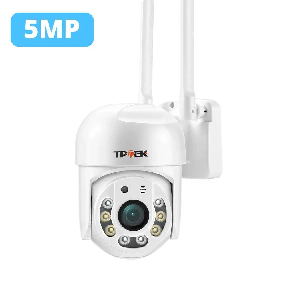 5MP WiFi PTZ Security Camera with AI Detection & Color Night Vision-5MP 32G TF Card / US Plug