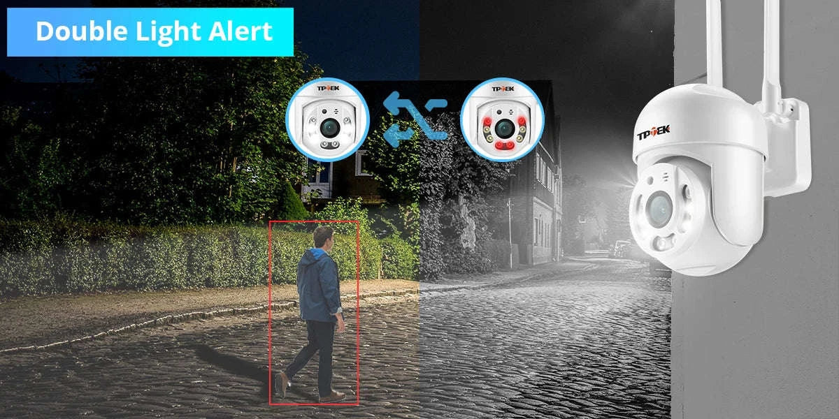 5MP WiFi PTZ Security Camera with AI Detection & Color Night Vision-5MP 32G TF Card / US Plug