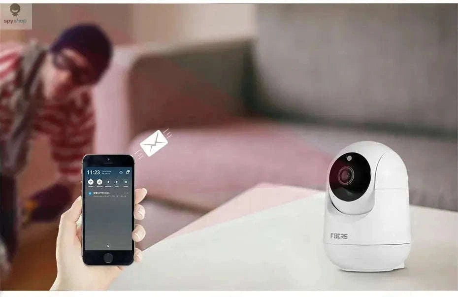 5MP WiFi Security Camera with Auto Tracking and Night Vision-8MP With 128G / EU Plug