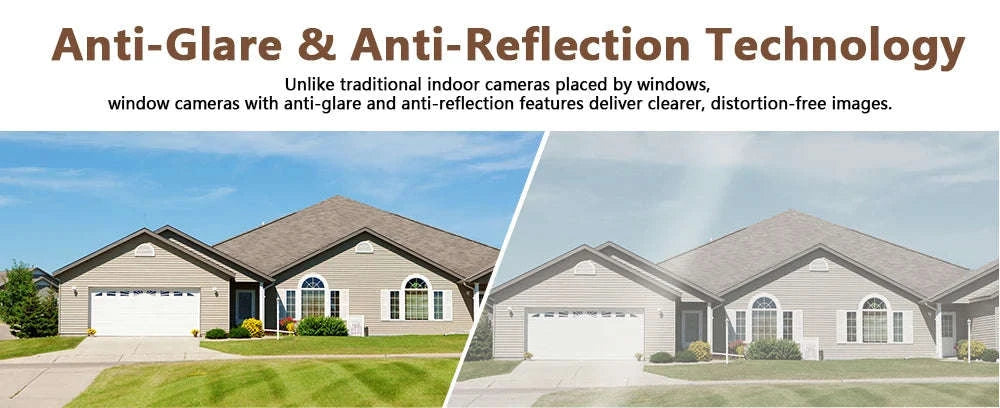 5MP Window Security Camera with 5GHz WiFi & Color Night Vision-1PCS 5MP Camera / US Plug / China Mainland