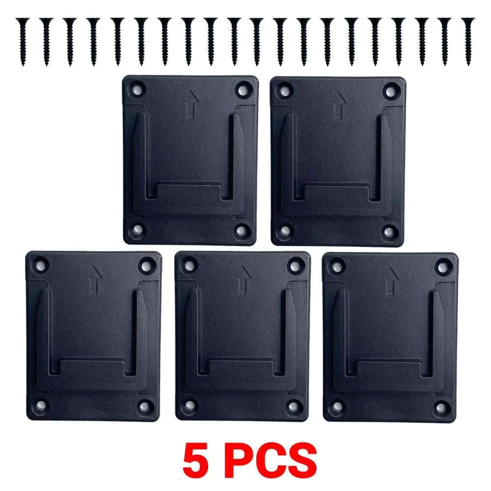 5PCS 18V Battery and Tool Holder Wall Mount Rack-Model B / China Mainland