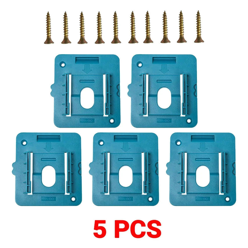 5PCS 18V Battery and Tool Holder Wall Mount Rack-Model B / China Mainland