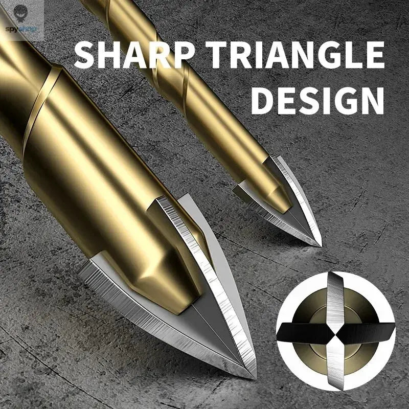 5pcs/7pcs 3-12mm Cross Hex Tile Drill Bit For Glass Concrete Ceramic Tile Hole Opener, Tungsten Carbide Hard Alloy Bits Set Tool 