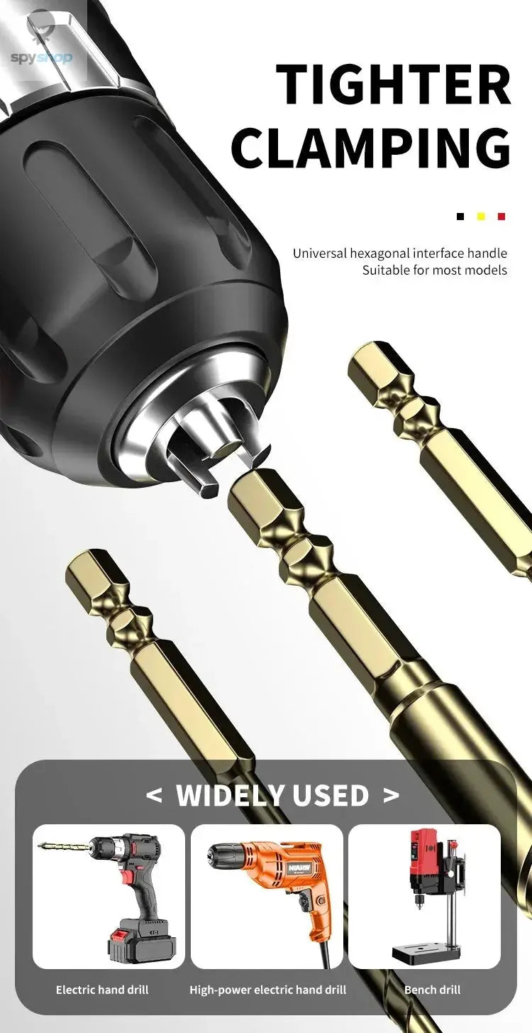 5pcs/7pcs 3-12mm Cross Hex Tile Drill Bit For Glass Concrete Ceramic Tile Hole Opener, Tungsten Carbide Hard Alloy Bits Set Tool 