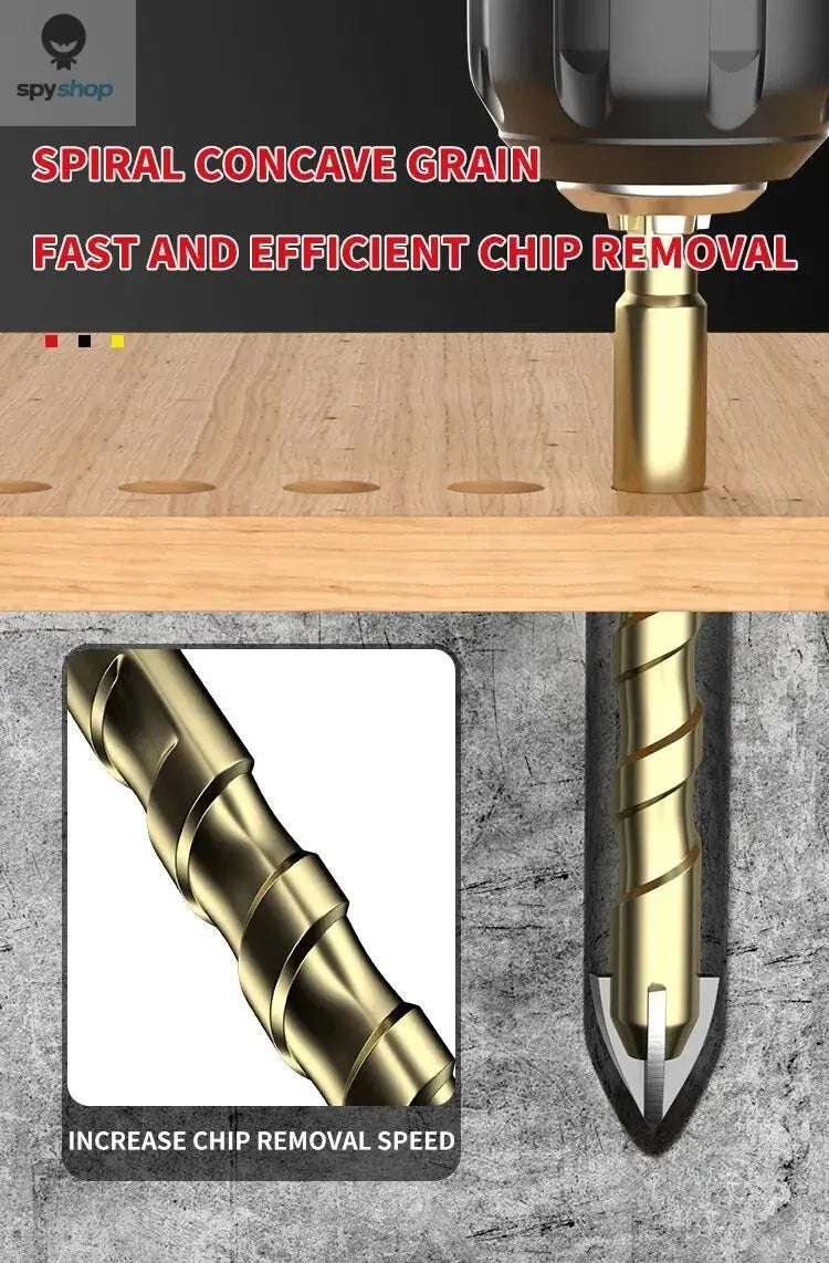 5pcs/7pcs 3-12mm Cross Hex Tile Drill Bit For Glass Concrete Ceramic Tile Hole Opener, Tungsten Carbide Hard Alloy Bits Set Tool 