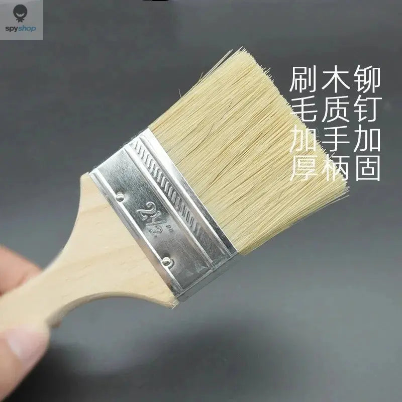 5pcs Paint Brush Wooden Handle BBQ Brush 1/2/4/5/6 Inch Soft Hair Painting Brushes for Wall and Furniture Paint Tool Set 