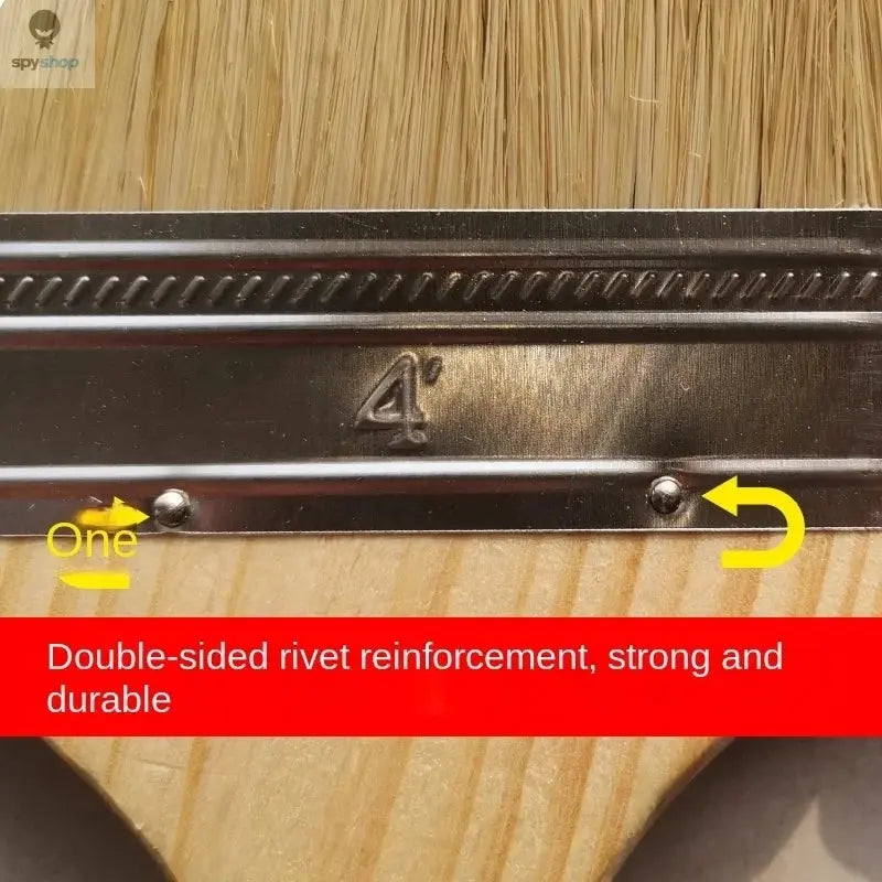 5pcs Paint Brush Wooden Handle BBQ Brush 1/2/4/5/6 Inch Soft Hair Painting Brushes for Wall and Furniture Paint Tool Set 