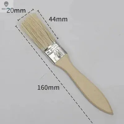 5pcs Paint Brush Wooden Handle BBQ Brush 1/2/4/5/6 Inch Soft Hair Painting Brushes for Wall and Furniture Paint Tool Set 