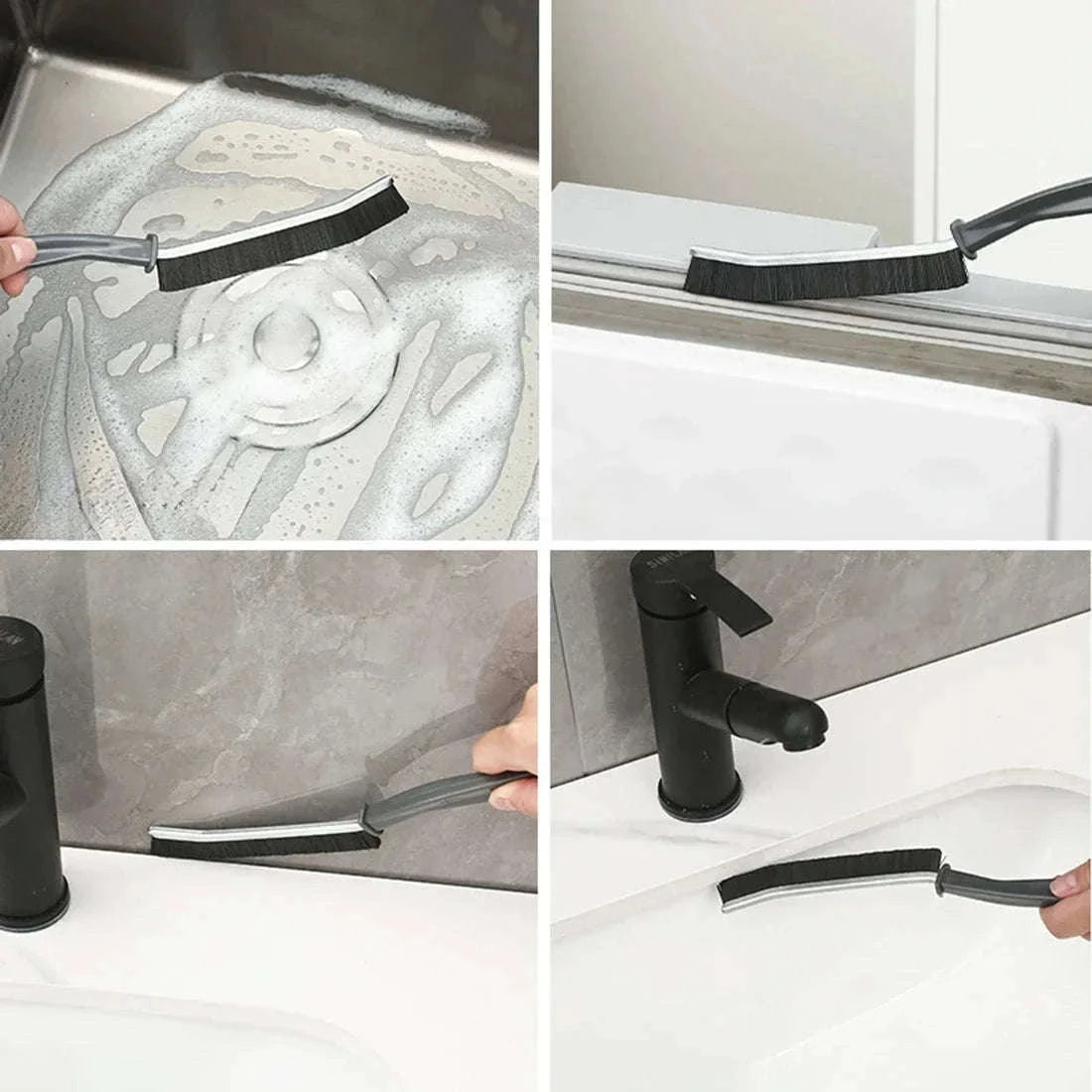 5PCS Crevice Cleaning Brush for Tile Grout and Tight Gaps-1PC