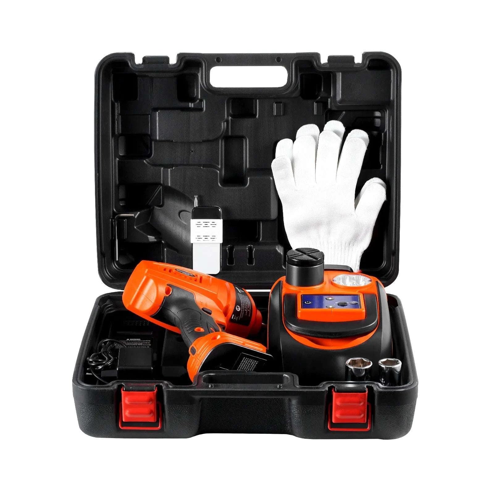 5T Electric Car Jack Kit with Impact Wrench, LED & Remote-5T / United States
