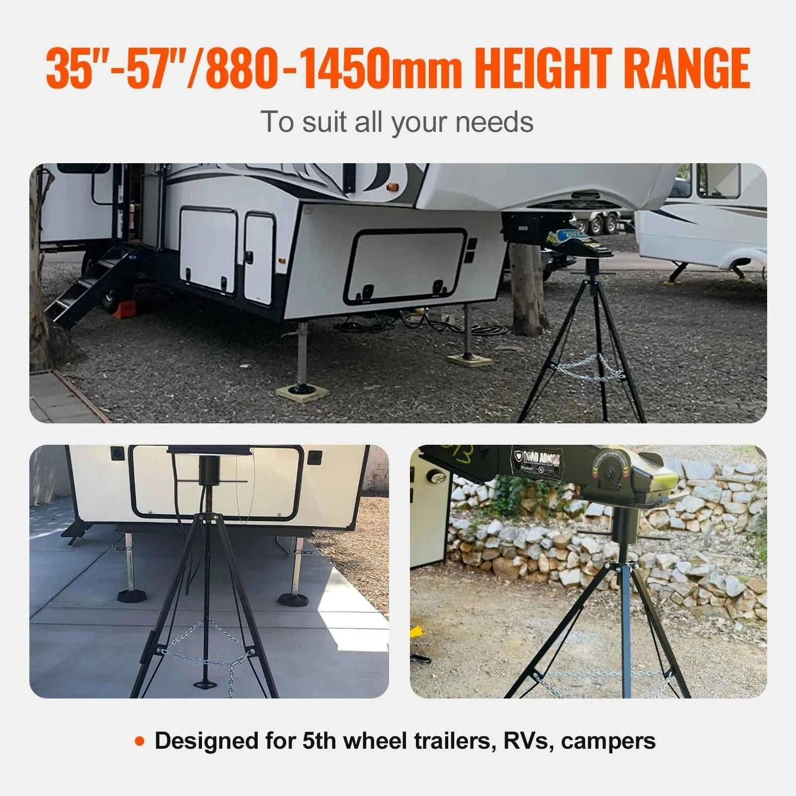 5th Wheel Tripod Stabilizer 5000 lbs Load Capacity-The fifth wheel / United States