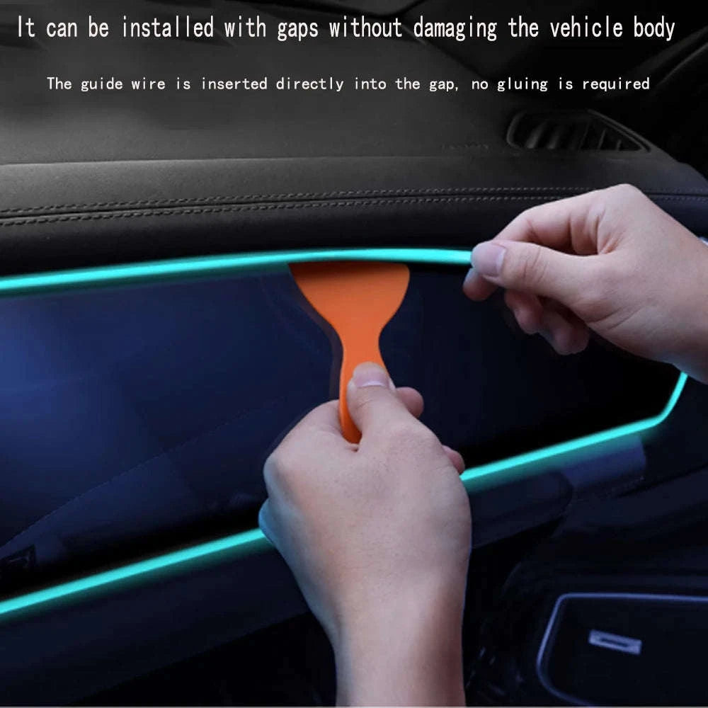 5V USB LED Strip Car Interior Ambient Light Tube-Pink / 5m / Australia