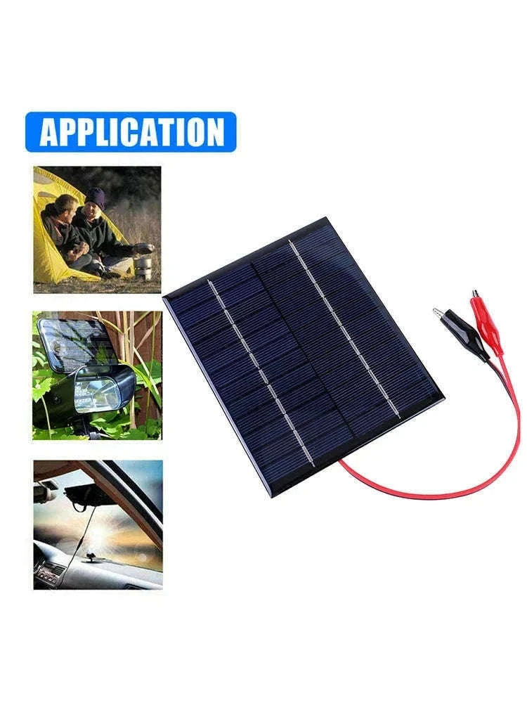 5W 12V Waterproof Mini Solar Panel Module-5W 12V / United States