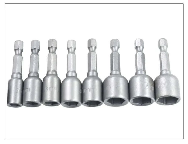 6–13 mm Impact Socket Set Magnetic Nut Driver Kit-6-8-10-13 / CHINA