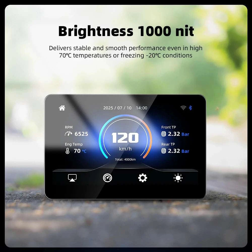 6.2" Motorcycle GPS with Wireless CarPlay & Android Auto for BMW-M13A Pro / China Mainland / None