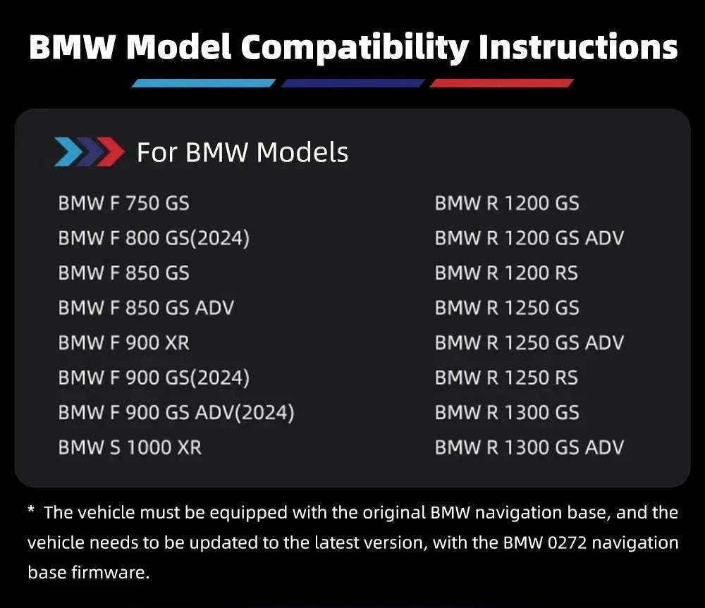 6.2" Motorcycle GPS with Wireless CarPlay & Android Auto for BMW-M13A Pro / China Mainland / None