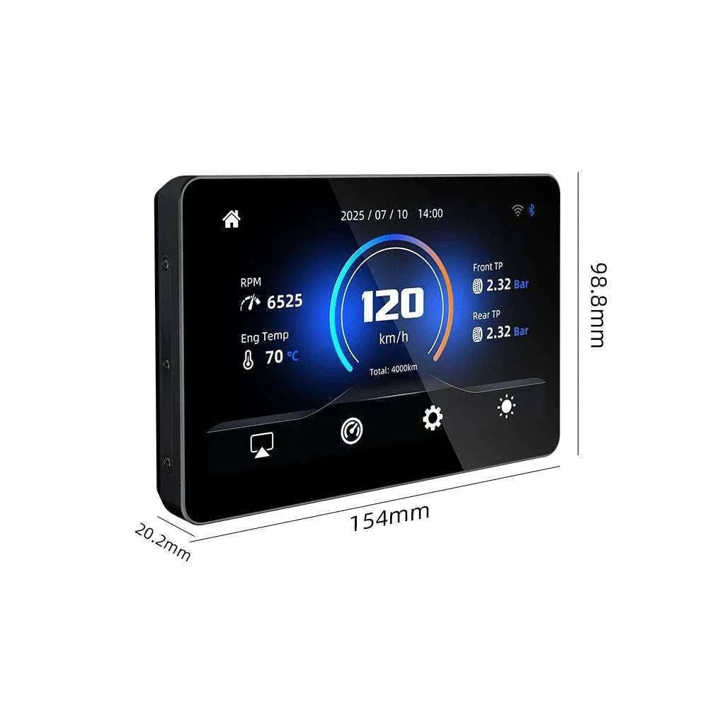 6.2" Motorcycle GPS with Wireless CarPlay & Android Auto for BMW-M13A Pro / China Mainland / None