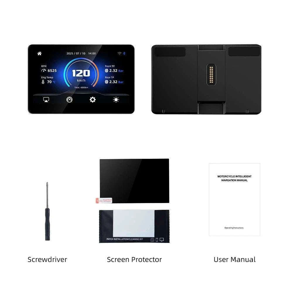 6.2" Motorcycle GPS with Wireless CarPlay & Android Auto for BMW-M13A Pro / China Mainland / None