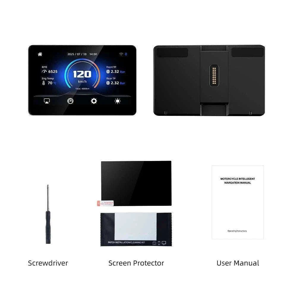 6.2" Motorcycle GPS with Wireless CarPlay & Android Auto for BMW-M13A Pro / China Mainland / None