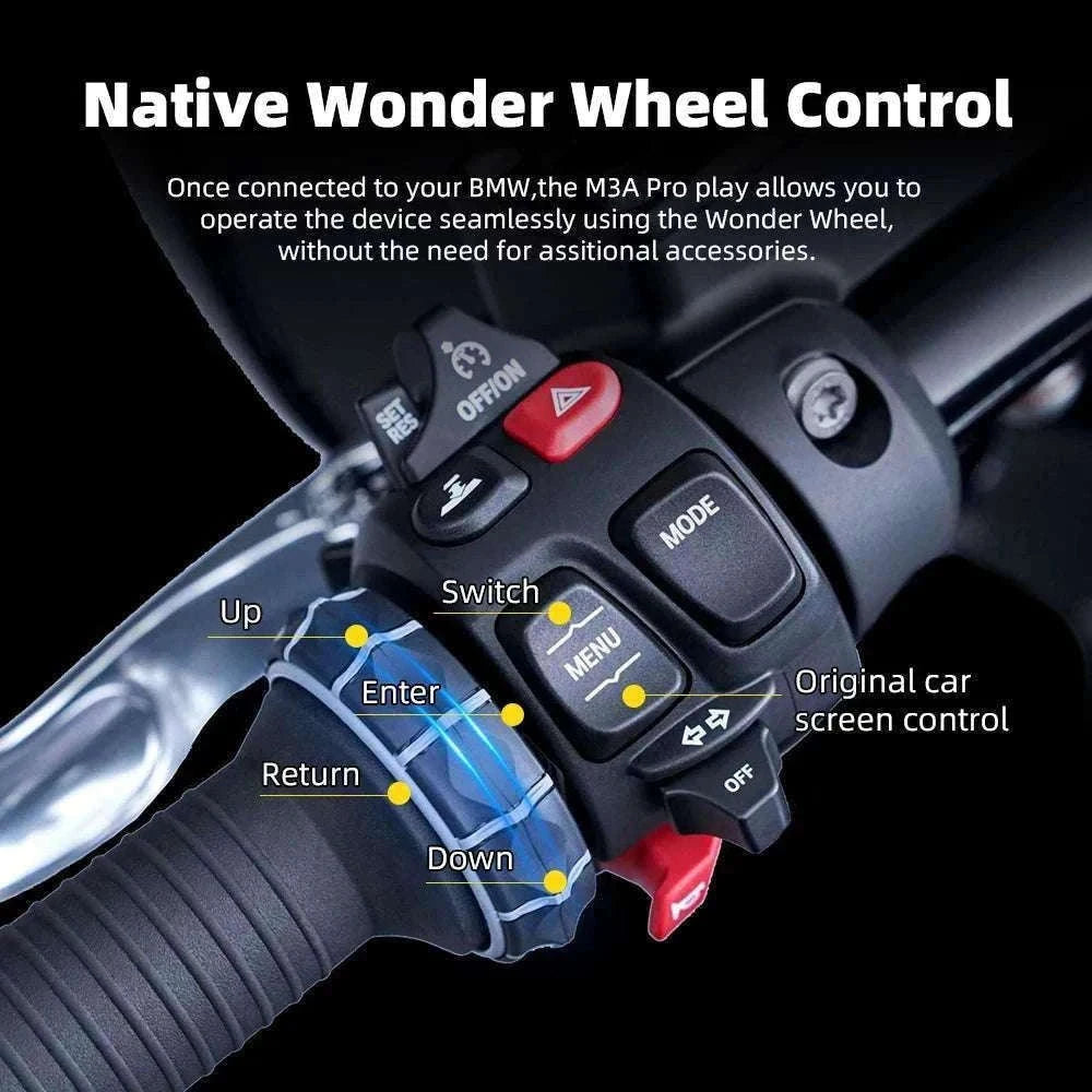 6.2" Motorcycle GPS with Wireless CarPlay & Android Auto for BMW-M13A Pro / China Mainland / None