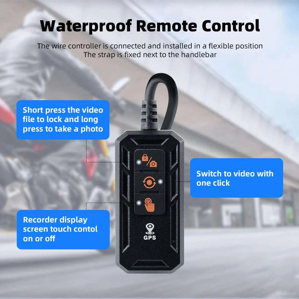 6.25" Portable Digital Motorcycle GPS Navigation Dashboard with Wireless CarPlay & Android Auto-MTC-17-DT / CHINA / None