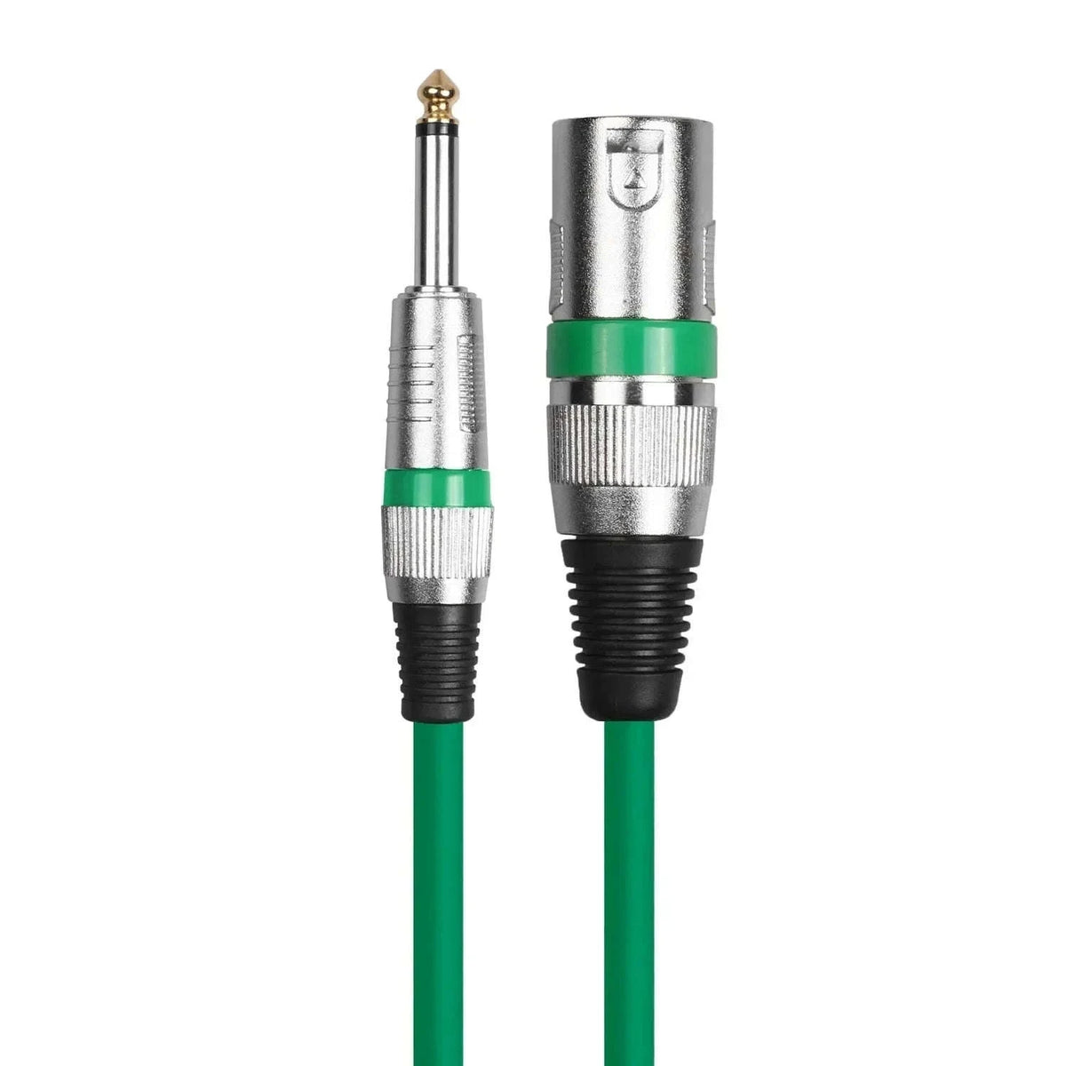6.35mm 1/4" TS to XLR Male Microphone Cable for Amp & Mixer-Blue-TS to XLR Male / 2m